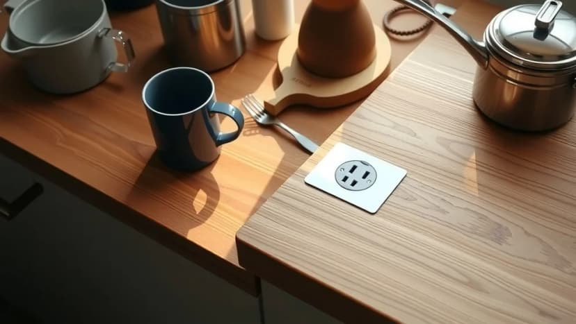 Så installerar du eluttag på bänkskiva från Ikea