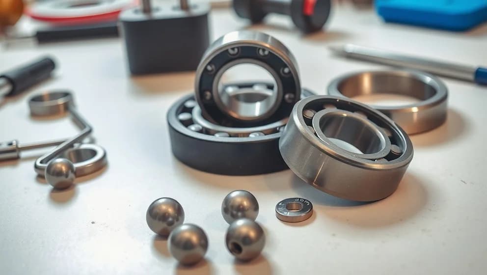 Hur får man in kulorna i ett kullager