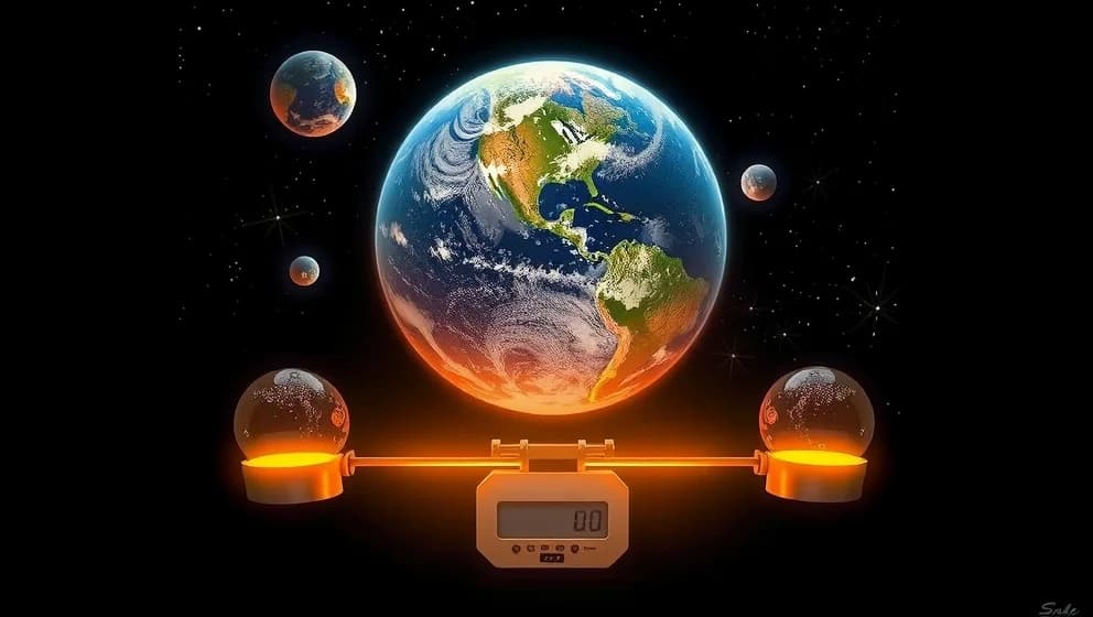 Hur mycket väger jorden i ton