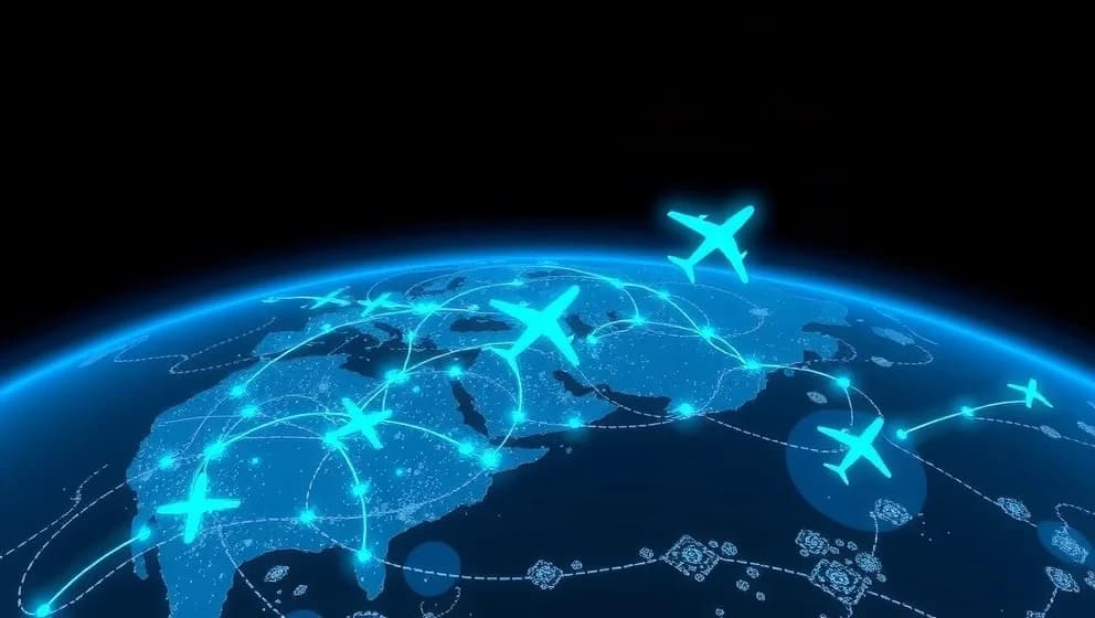 Kolla flygtrafiken live i Google Earth