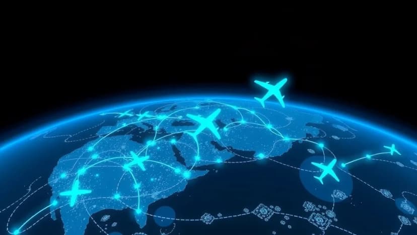 Kolla flygtrafiken live i Google Earth