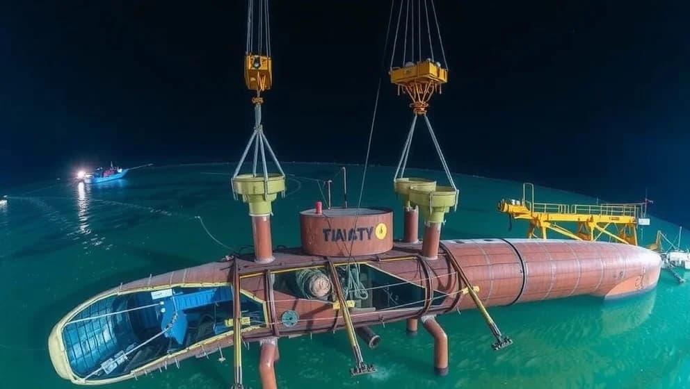 Kursk ubåten bärgad från djupet