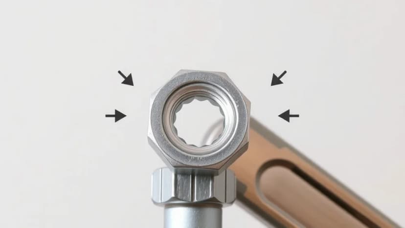 Åt vilket håll skruvar man på en låsmutter