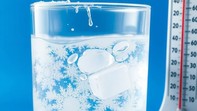 Vid vilken temperatur fryser vatten