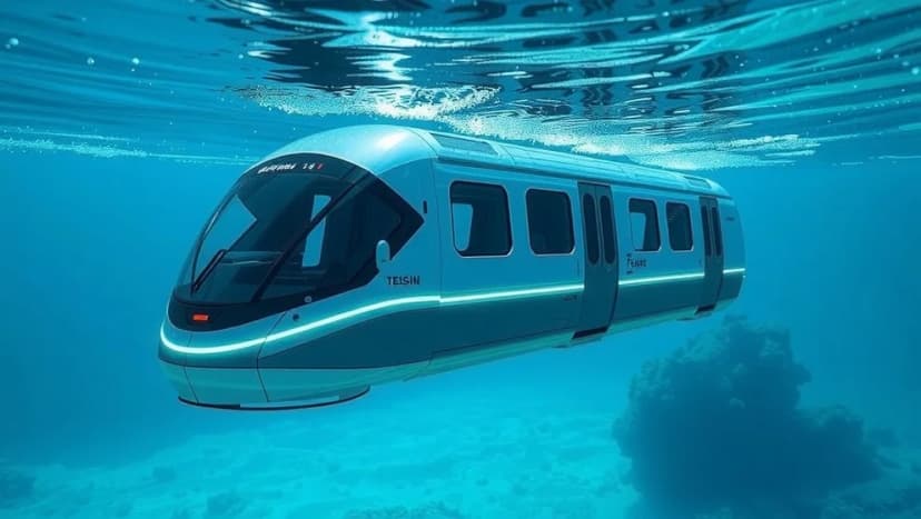 Tåg under vatten förändrar framtiden