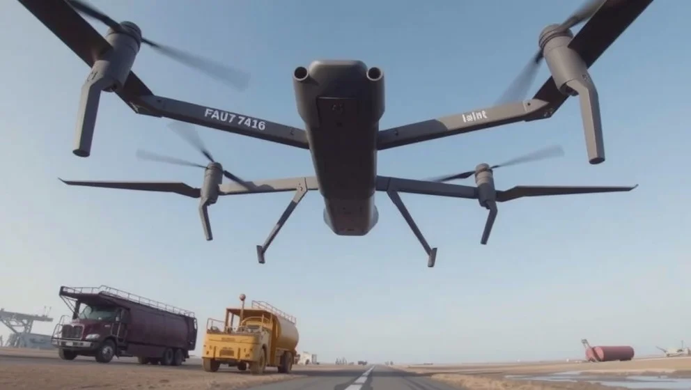 Världens största drönare flyger högt