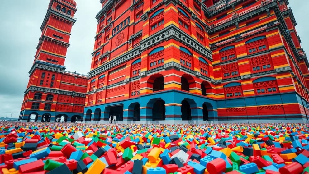 Världens största legobygge någonsin