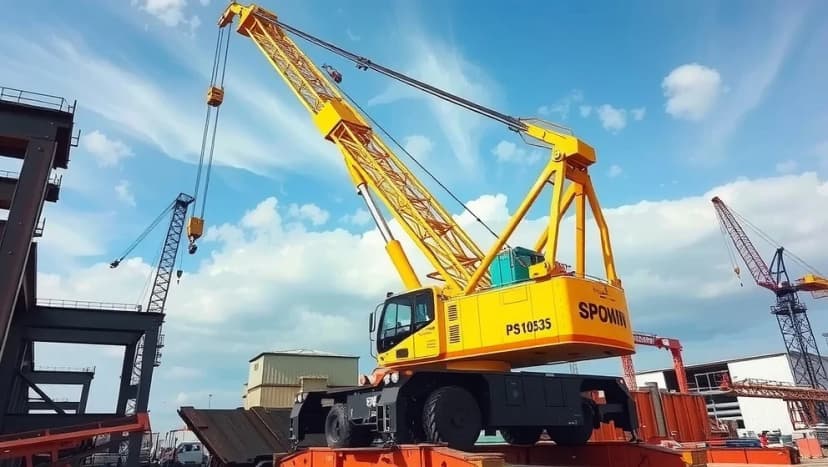 Världens största mobilkran som förändrar byggindustrin