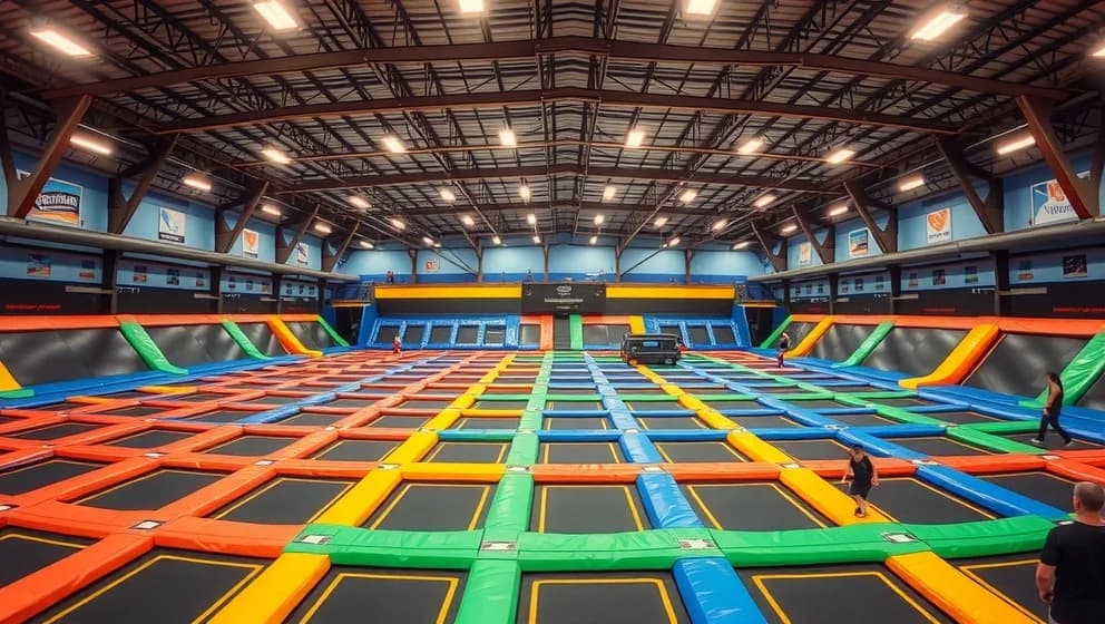 Världens största studsmatta finns i Sverige